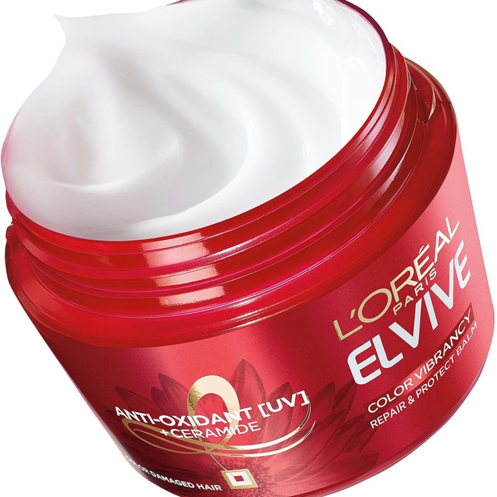 L'Oreal Paris Elvive Color Vibrancy Repair and Protect Balm, 8.5 fl oz - Picture 3 of 7